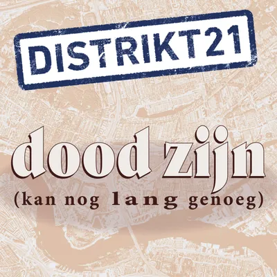 Cover van Dood Zijn Kan Nog Lang Genoeg van Roel Donckers